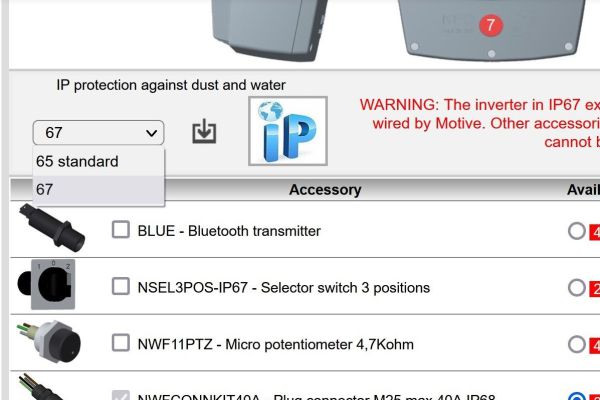 gli inverter NEO e NANO sono ora disponibili anche in versione IP67