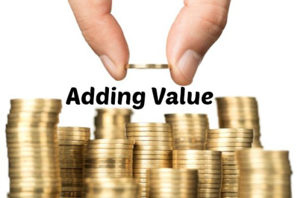 el dinero está en los valores agregados